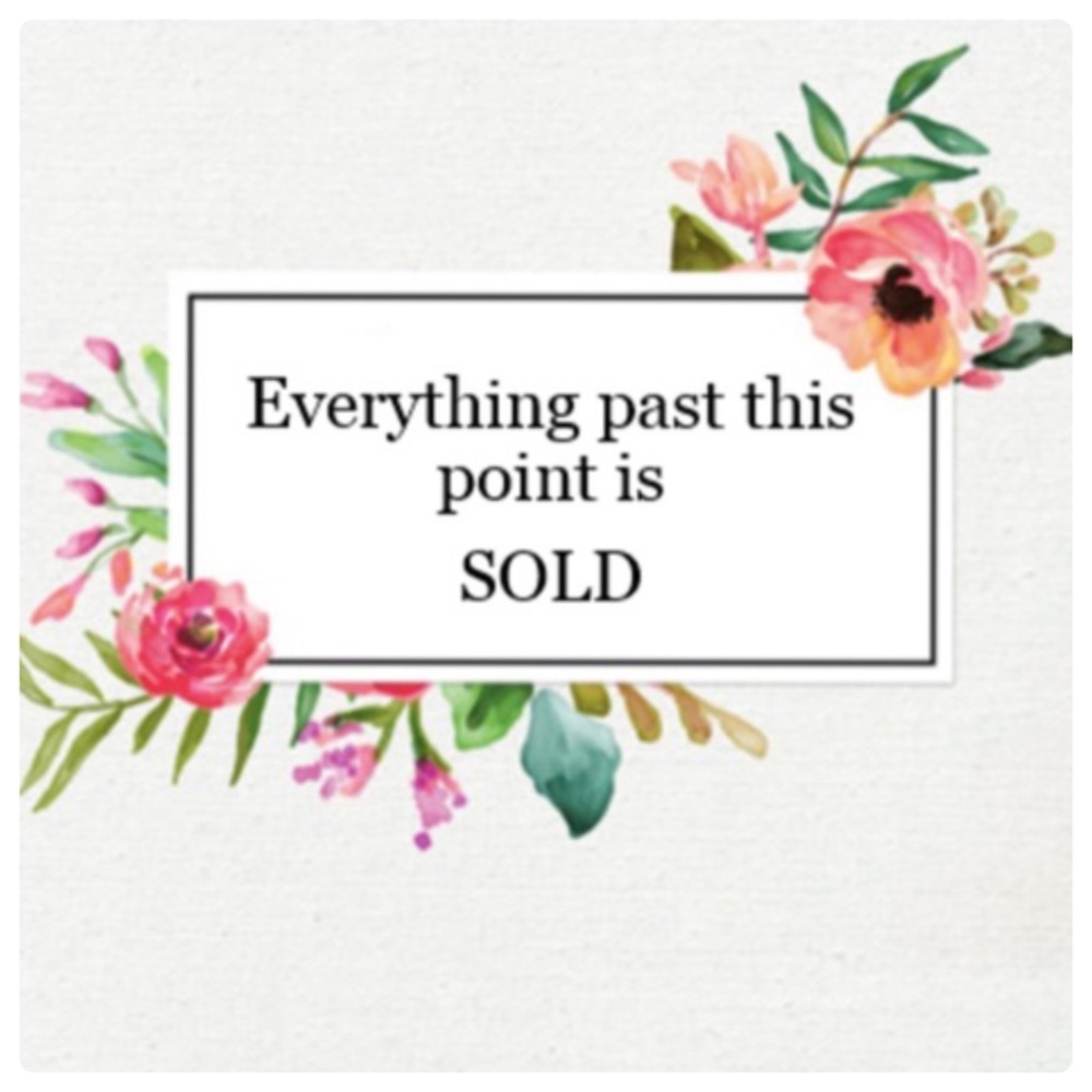 Sold past this point
